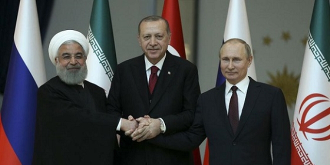 Suriye konulu 'Türkiye-Rusya-İran Üçlü Zirvesi' başladı
