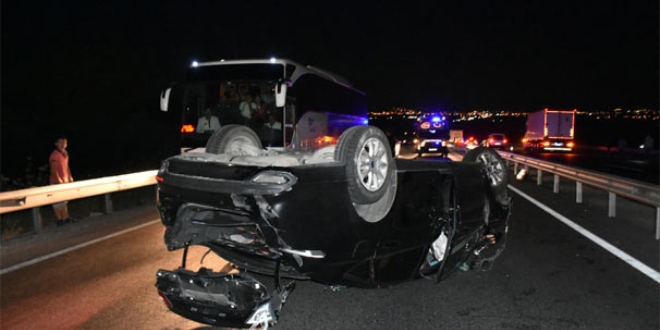 Manisa'da trafik kazas: 9 yaral