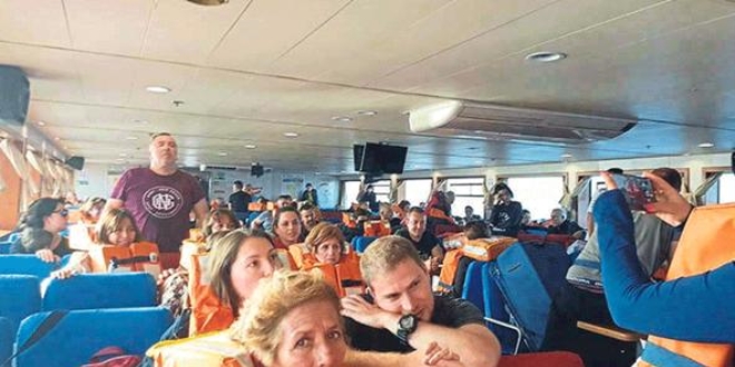 �e�me gemisinde can pazar�!