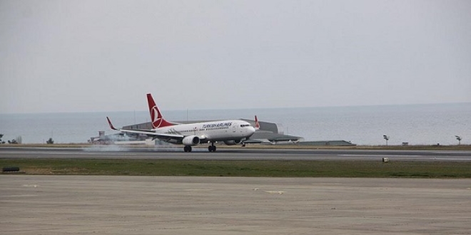 Trabzon Havalimanı'nda yolcu sayısı yüzde 13 arttı