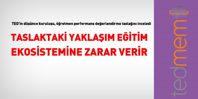 TEDMEM Raporu: Veli ve öğrencilerin 'not vermesi' doğru değil