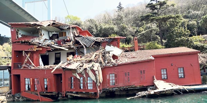Boğaz faciadan 15 dakikayla kurtulmuş