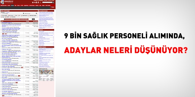 9 bin sağlık personeli alımında, adaylar neleri konuşuyor?