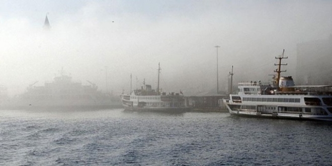 Deniz ula��m�na sis engeli