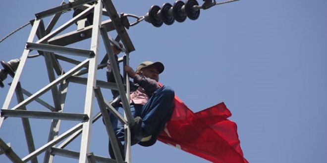 Haks�zl��a u�rad��� iddias�yla elektrik dire�ine ��kt�