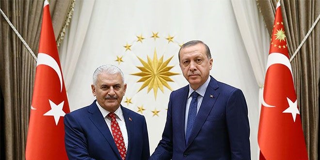 Cumhurbaşkanı Erdoğan, Başbakan'la görüştü