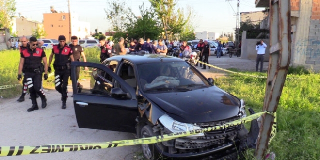 Polis motosikletine �arp�p ka�an zanl�lar yakaland�