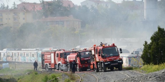 Haydarpaşa Garı'nda yangın
