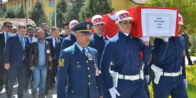 Şehit Afşar son yolculuğuna uğurlandı