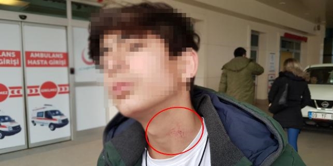 16 yaşındaki lise öğrencisi sokak ortasında darp edildi