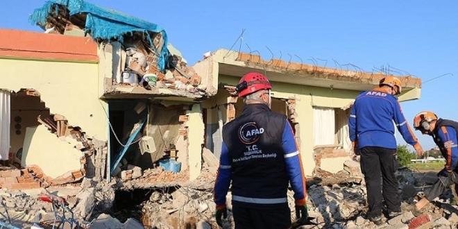 'Samsat'ta 157 konut hasar grd'
