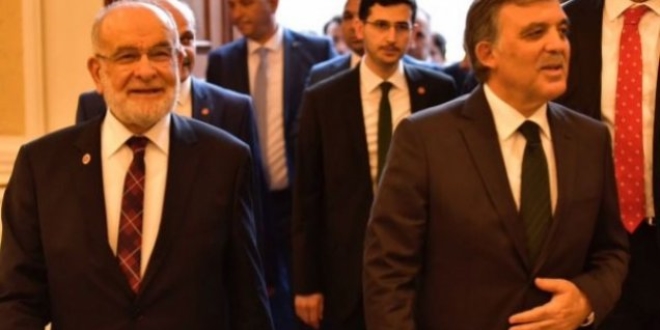 Abdullah Gül, Karamollaoğlu görüşmesi sona erdi