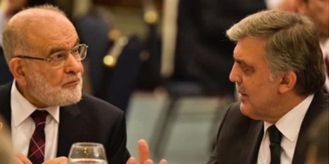 Abdullah Gül ikna olmadı, SP lideri gitti