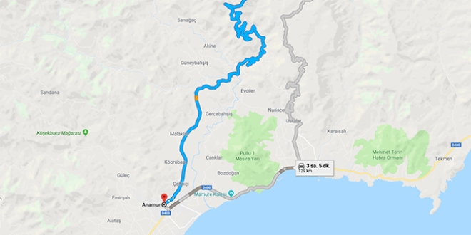 Anamur Ermenek il yolu yap�m� i�in baz� ta��nmazlar kamula�t�r�lacak