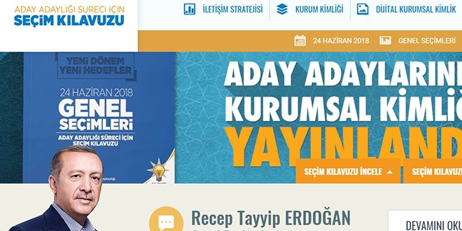 AK Parti'den 24 Haziran'a zel web sitesi