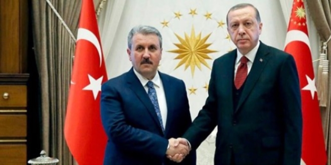 Cumhurbakan Erdoan, Mustafa Destici ile grt