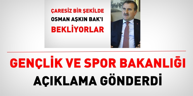 Gençlik Bakanlığı, muvafakat talepleri için açıklama gönderdi