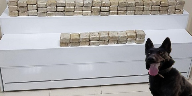 Gaziantep'te 72 kilogram eroin bulundu