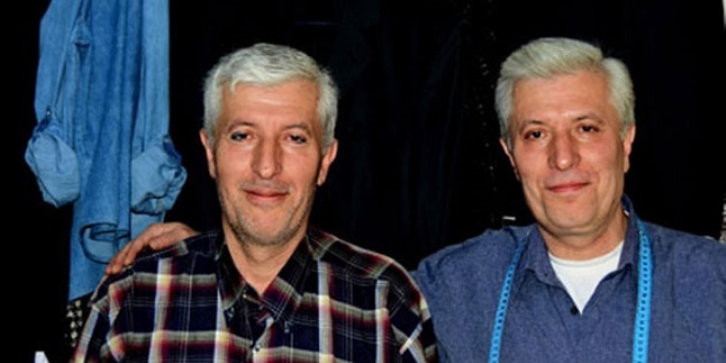 Tek yumurta ikizi esnaf karde�ler �a��rt�yor