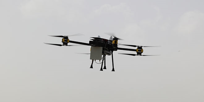 Uçan baz istasyonu Dronecell, hayat kurtaracak