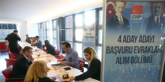 CHP, aday adayı başvuru sayısında 600'ü bulamadı