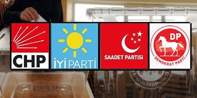 CHP-İYİ-SP-DP'nin ittifak açıklaması ertelendi