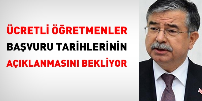 Ücretli öğretmenler başvuru tarihlerini bekliyor