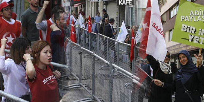 100 bin imza hareketliliği, seçmenler seçim kurulları önünde