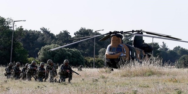 8 ülkenin katılımıyla hava hücum harekatı eğitimi