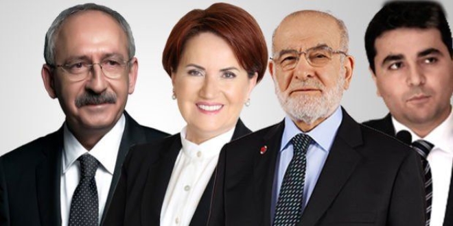 Dörtlü ittifakın ismi belli oldu: Millet İttifakı