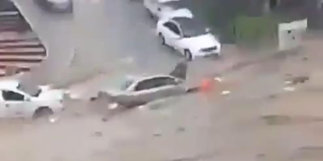 Ankara'da sel... İşte o dehşet görüntüler