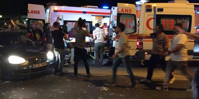 Konya'da trafik kazas: 1 l, 7 yaral