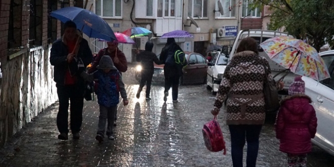 Balıkesir ve Bursa için sağanak uyarısı