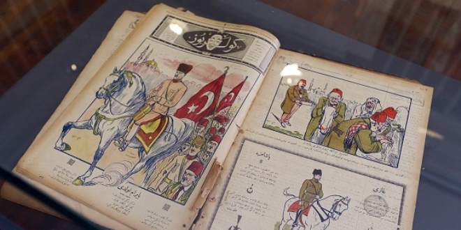 Atatürk karikatürleri görücüye çıktı