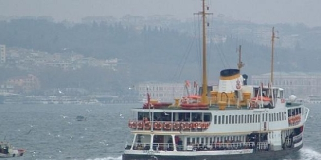 İstanbul'da tüm vapur seferleri iptal edildi