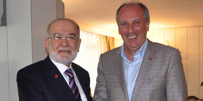 Karamollaoğlu ile İnce bir araya geldi