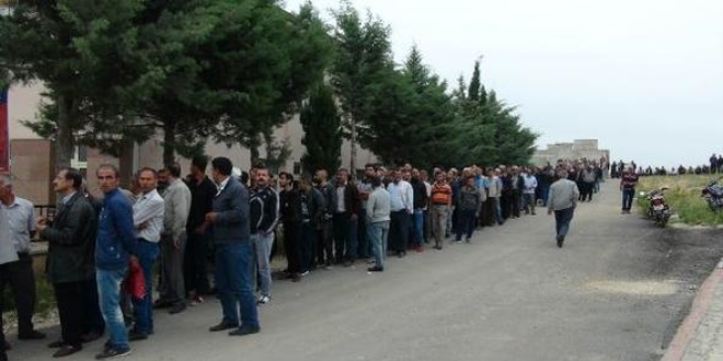 Kilis'te geçici işe başvuru kuyruğu