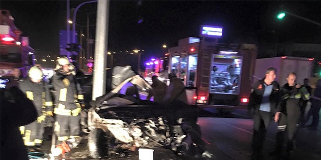 Denizli'de trafik kazası: 1 ölü