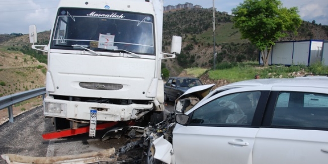 Adıyaman'da trafik kazası: 5 yaralı