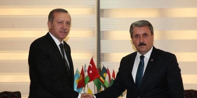 Erdoğan ile Destici görüşmesi sona erdi