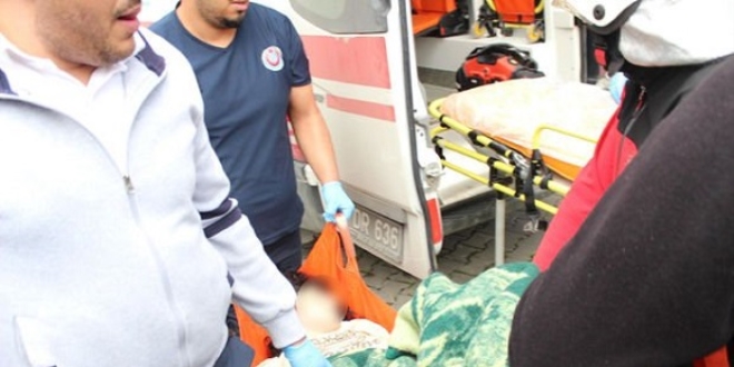 Eşi ulaşamadı, balkondan girilen evde baygın bulundu