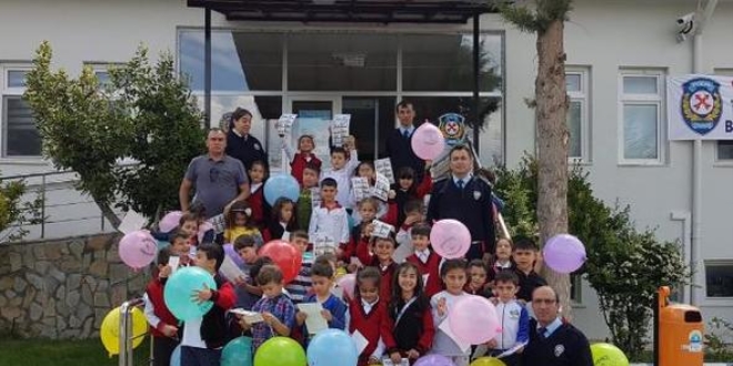 Antalya'da öğrencilere trafik eğitimi
