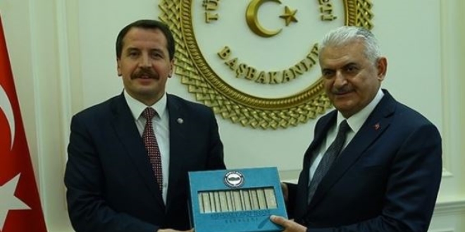 Başbakan, Memur-Sen Genel Başkanı ile görüştü