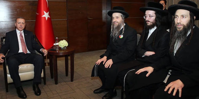 Erdoğan Neturei Karta Ortodoks Musevi Cemaati üyelerini kabul etti