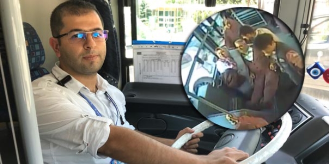 Kalp krizi geçiren yolcu için otobüsü acile sürdü