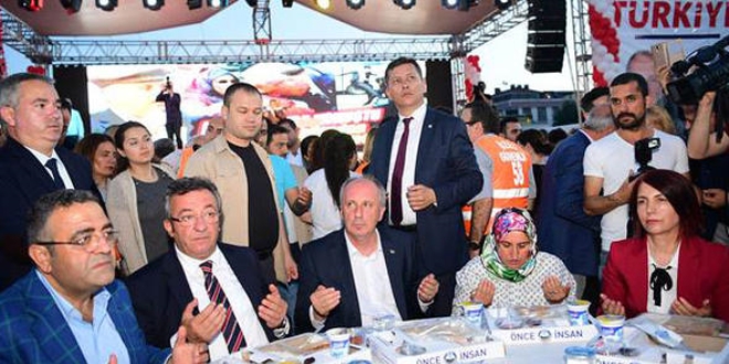 Muharrem �nce: Bar��aca��z, b�y�yece�iz, b�l��ece�iz