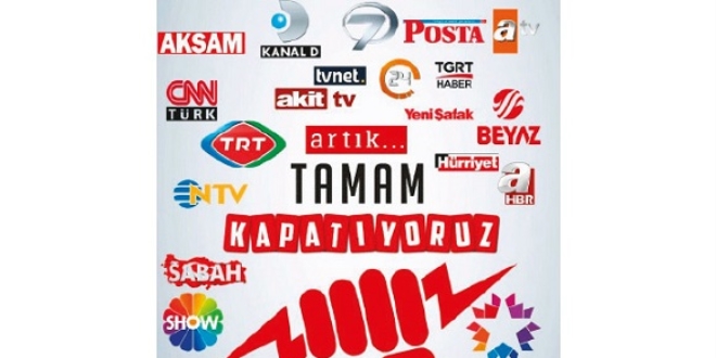 Muhalif isimlerden yayın organlarına boykot