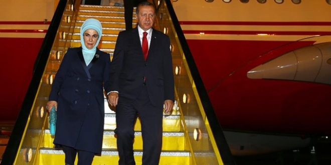 Cumhurbakan Erdoan Ankara'ya geldi