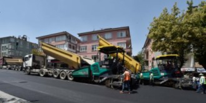 Başkent'te 25 ilçede asfaltlama çalışması başladı