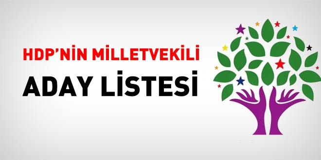HDP aday listesi netleşti